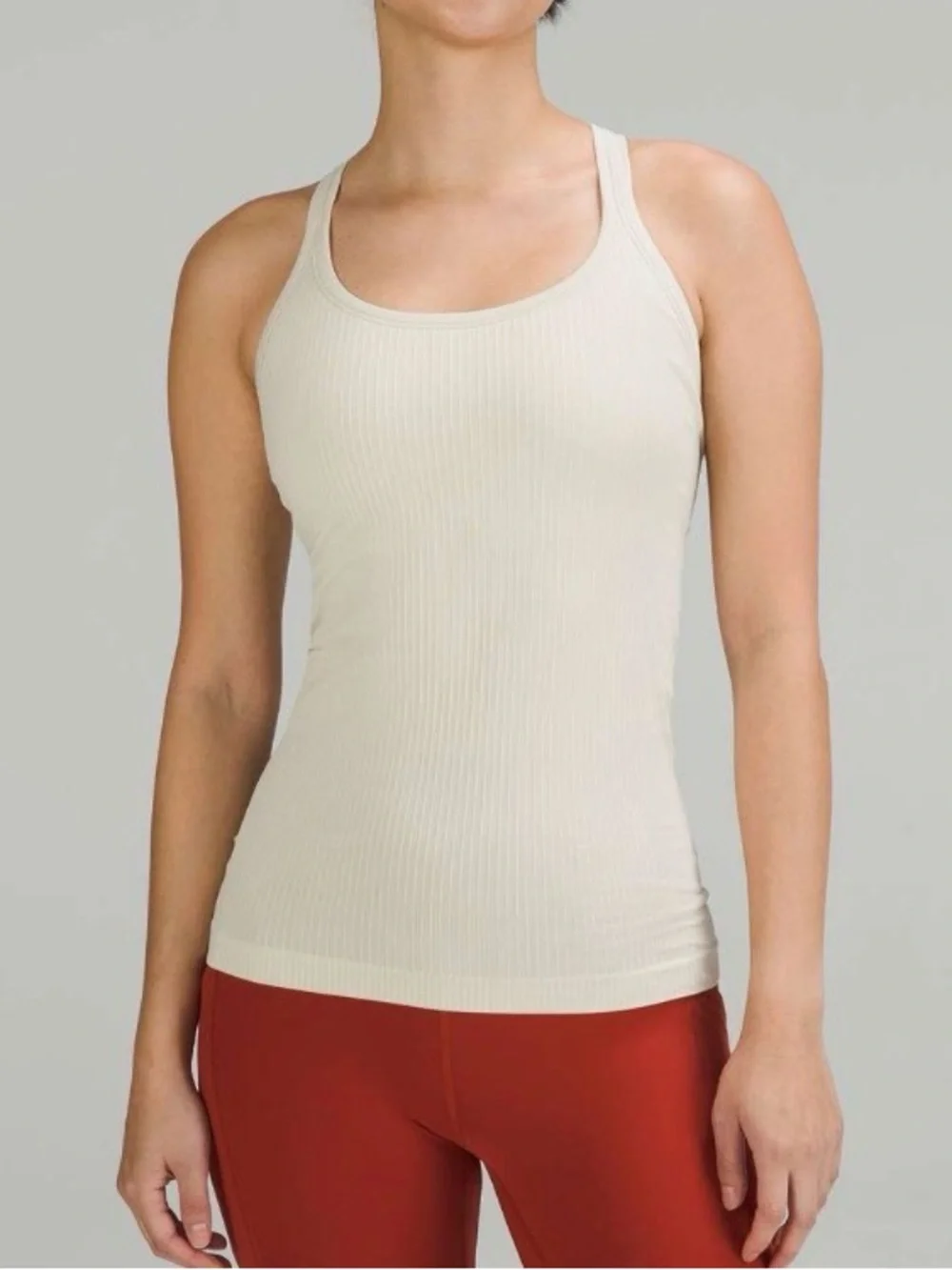 Lululemon Ebb to Street Tank Top ~ 10 ~ Ivory